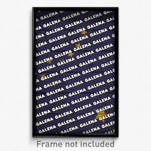 Galena Alaska Poster (AK City Souvenir 11x17 Stadtdruck) - Bild 1 von 1