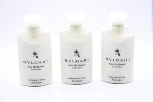 BVLGARI au thé Blanc (White Tea) Body Lotion - 2.5 Fl oz / 75mL Pack Of 3 NEW - Picture 1 of 2