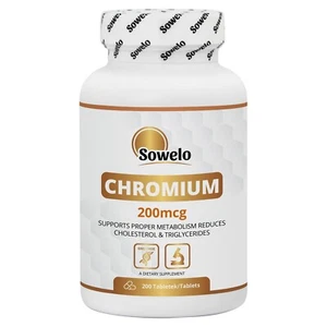 Chrom Picolinat 200 mcg – Glukosestoffwechsel & Gewichtsmanagement – Sowelo - Bild 1 von 10