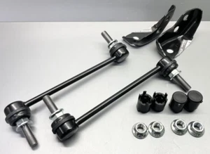 Genuine Nissan R35 GT-R GTR Rear Stabilizer Connecting Link Rod Bracket Set OEM - Picture 1 of 1