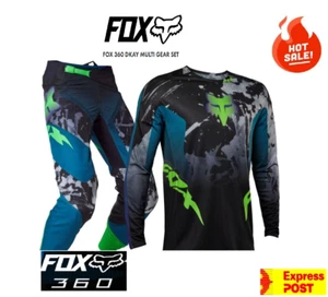Fox 360 DKAY Dirt Bike Pants & Jersey #32M NEW Off Road Motocross Maui blue MX - Picture 1 of 8