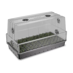 Kit de germinación de cúpula de humedad grande con extensión de altura, bandeja de plántulas de celdas 6x12 - Imagen 1 de 7