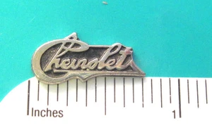 CHEVROLET script - hatpin , hat pin , lapel pin , tie tac GIFT BOXED - Imagen 1 de 5
