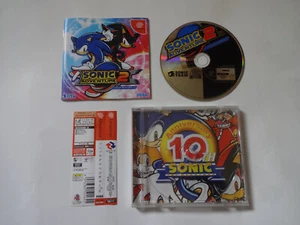 SONIC ADVENTURE 2 Sega Dreamcast DC Action 2001 HDR-0165 w/Obi NTSC-J From Japan - Picture 1 of 17