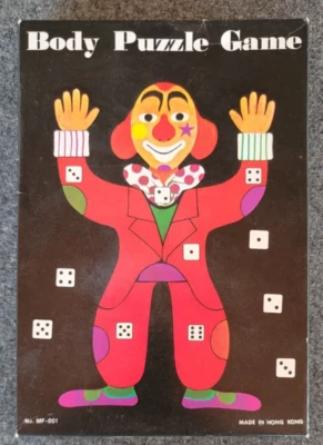 Clowns Puzzle Game Body  #MF-001 Paper Products Hong Kong Vintage - Image 1 of 4