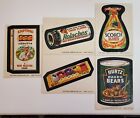 5 VINTAGE 1970's TOPPS WACKY PACKAGES STICKER SERIES W@W