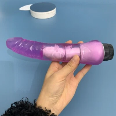 Consolador vibrador realista masajeador punto G vibrador multivelocidad juguetes sexuales para mujeres Foto 1 de 4