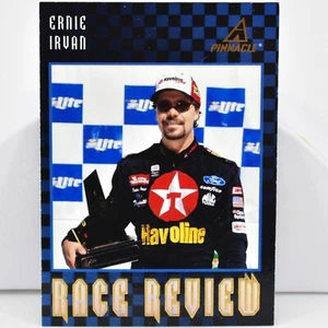 Tarjeta NASCAR #65 1997 Ernie Irvan Havoline Driver Pinnacle Race Review - Imagen 1 de 2