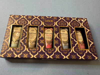 Sabon крем для рук лосьон набор (5) 10 мл разнообразие новый - Изображение 1 из 4