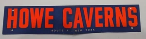 Vintage HOWE CAVERNS, ROUTE 7 - NEW YORK - TELEFONMASTSCHILD - Bild 1 von 2