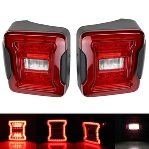 Pair Tail Lights for 2007 2008-2017 Jeep Wrangler JK LED Brake Turn Signal Lamp - Picture 1 of 14