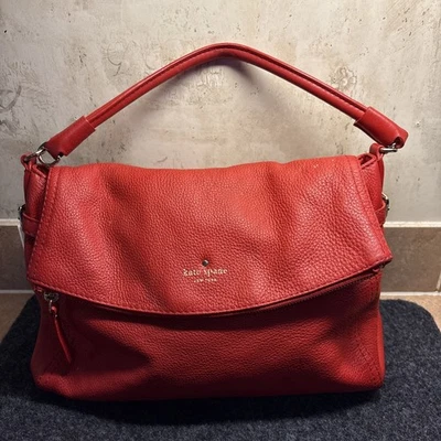 Kate Spade New York Cobble Hill Little Minka Leather Bag Red - Image 1 of 4