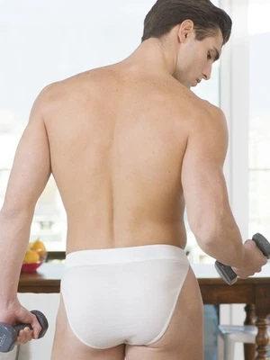 6 Tanga Uomo Garda 950 Elastico Esterno in Cotone Filo di Scozia - Immagine 1 di 4