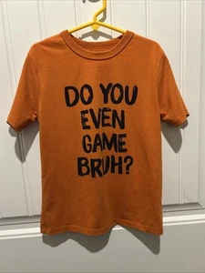 Children’s The Children's Place Graphic T-Shirt Size 5/6 Boys Orange PreOwned - Picture 1 of 4