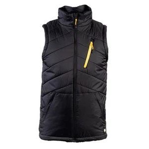 Caterpillar Essentials Body Warmer Men's Black Gilets New - Picture 1 of 9