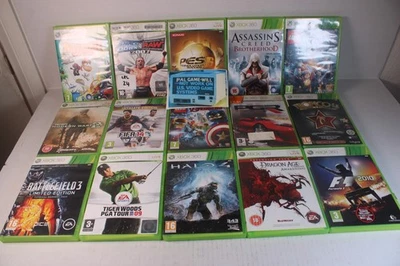 Xbox 360 Game Bundle 15 Games Pal Region, Most have manuals, work great - Image 1 of 4