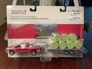 1/64 Case IH Dodge Pickup W/Trailer & Bales, ERTL 14855 - Picture 1 of 1