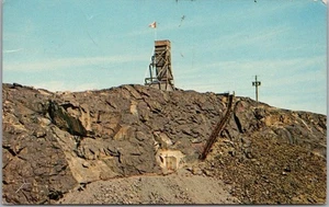 Postal de minería de níquel SUDBURY Ontario CANADÁ "El eje de la mina modelo" 1966 Cancelar - Imagen 1 de 2