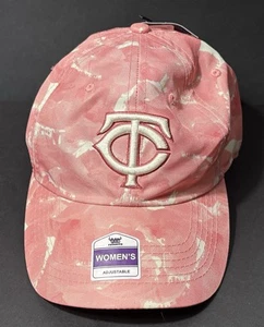 Minnesota Twins MLB Women’s TC Pink Camouflage Fan Favorite Strap-Back Hat NWT - Picture 1 of 6