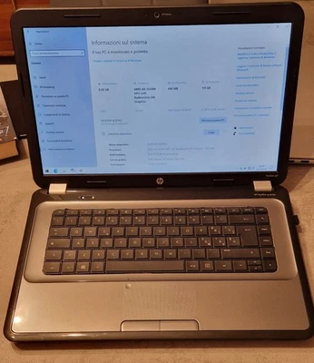 Notebook HP Pavilion G6 usato, amd a8-3520m, ram 8 gb, ssd 120 gb, windows 10 - Immagine 1 di 4