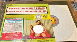 Rare Audio Stag Lp Fornicating Female Freaks Erotica Rare Vintage LP - Foto 1 di 14