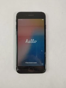 Apple iPhone SE (2020) A2275 64 GB iOS 18.4.1 Black Phone For Parts - Afbeelding 1 van 6