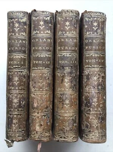 Orlando Furioso di Ludovico Aristo Tomo Fascia 1-4 1768 Parigi (molto raro) - Foto 1 di 9