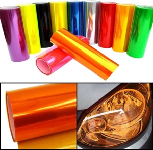 12 by 48 Inches Self Adhesive Headlight, Tail Lights, Fog Lights Tint Vinyl W... - Picture 1 of 1