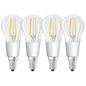 4 x Osram LED Filament Tropfen 5W =40W E14 klar GlowDim warm 2200K-2700K DIMMBAR - Bild 1 von 7