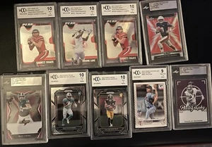 Graded Card Lot 1/1 Leaf BCCG Mint 10 Gold Stars Prizm RC Red Proof Clear + - Bild 1 von 5