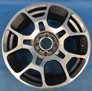 Fiat 500 500c 2012-2019 Used OEM Wheel 16x6.5 Factory 16" Rim BLACK POLISHED - Picture 1 of 10