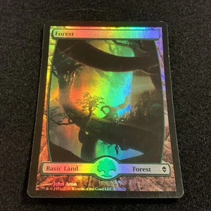 UNPLAYED ~ FOIL Forest Full Art ~ Zendikar ~ #246 MTG Magic the Gathering - Picture 1 of 6