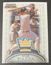 Mike Piazza 2005 Bowman Sterling Game Used Bat BS-MP - New York Mets HOF
