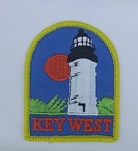 Vintage 1993 Key West Lighthouse Embroidered Patch unbenutzt - Bild 1 von 6