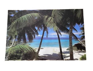 Poster VERKERKE 1979 6022 SEYCHELLES Beach Poster 36.5"X 24" Vintage - Picture 1 of 8