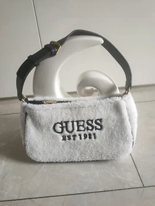 Guess Damen TeddyFell Tasche Farbe Weiß Neu - Bild 1 von 10