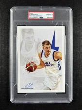 LUKA DONCIC Promo Card PHOTO 5x7 Autograph ON-CARD AUTO Rookie RC *PSA 10*