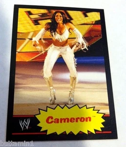CAMERON 2012 Topps Heritage BLACK Border Parallel #9 Diva RARE SP 100 Made WWE - Picture 1 of 2