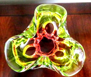 CHRIBSKA Czech glass Bowl Bohemian Art Glass Josef Hospodka Patt 240/5/20 1960s - Picture 1 of 11