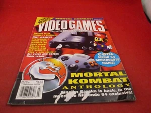 Video Games Magazine July 1996 Nintendo 64 N64 Super Mario 64 Cover - Picture 1 of 5