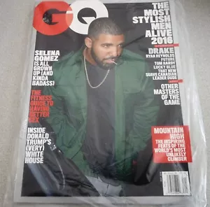 NEW SEALED UNREAD Classic GQ Magazine Drake May 2016 Selena Gomez sexy Style - Picture 1 of 1