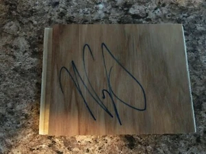 Wayne Selden Jr. Kansas Jayhawks NO Memphis Signed NBA Basketball Floorboard  - Bild 1 von 1