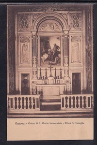 AK Genua Kirche S. Maria Immacolata Altar S. Familie G2038 - Bild 1 von 1