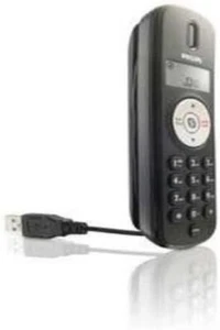 Téléphone de voyage USB Philips pour Skype VOIP151 combiné filaire PC VoIP - Photo 1/3