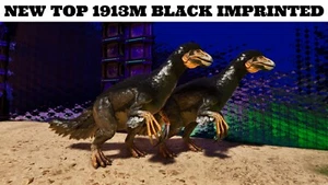 ARK Survival Ascended PvE PC/XBOX/PS NUOVO Top Stats Nero Therizino 1913m (theri) - Foto 1 di 15
