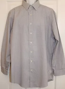 Kirkland Signature Herren Langarm Baumwolle Bügelfrei Tailored Fit Hemd - Gr. XL - Bild 1 von 2