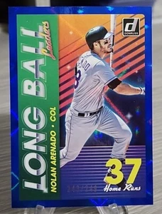 Nolan Arenado 2018 Donruss Long Ball Leaders azul/249 #LBL9 Rockies/Cardinals  - Imagen 1 de 2
