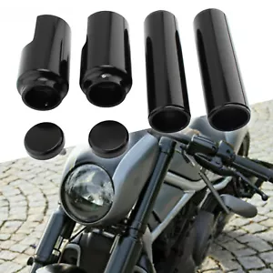 KIT DE CUBIERTA DE HORQUILLA NEGRA PARA V-ROD NIGHT ROD SPECIAL 2007-2011 - Imagen 1 de 10