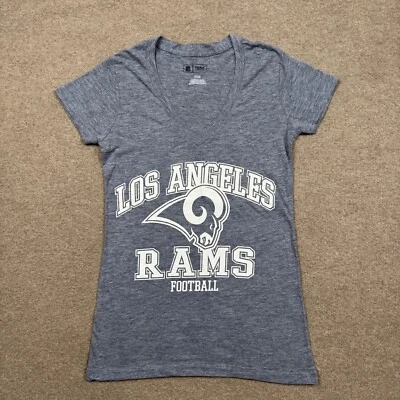 LA Rams YOUTH Shirt Gray Medium NFL Football Short Sleeve Outdoor Casual GIRLS - Image 1 of 4