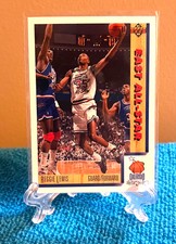 1992 Upper Deck NBA Basketball Card #458 Reggie Lewis, East All-Star MINT NEW